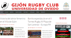 Desktop Screenshot of gijonrugbyclub.com