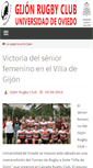 Mobile Screenshot of gijonrugbyclub.com